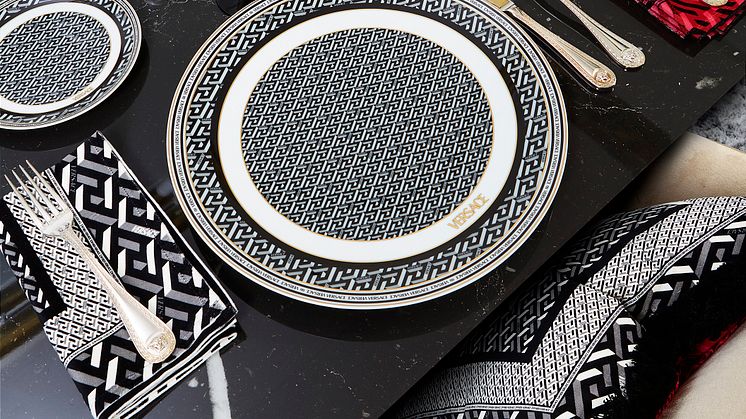 Extravagant Illusion: Rosenthal meets Versace launches the new La Greca Signature Dining Collection
