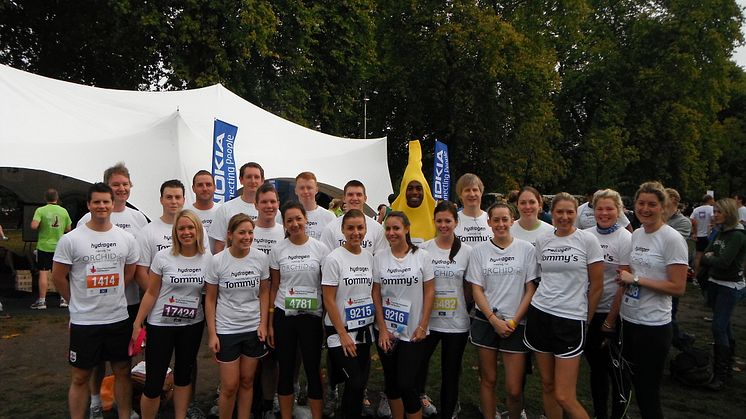 Global recruiters, Hydrogen, get an early morning wake up call to raise over £17k for charity 