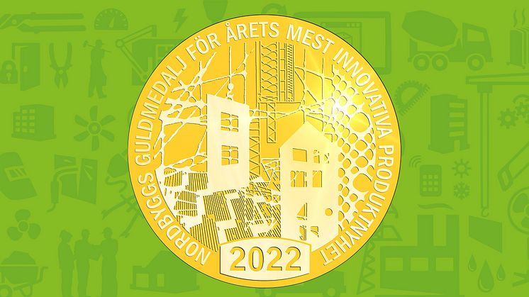 Nu presenteras årets nominerade till Nordbyggs Guldmedalj 2022 