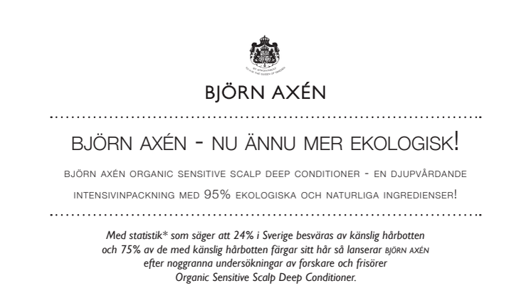Björn Axén - nu ännu mer ekologisk!