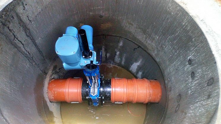 Rotork’s CK electric actuators are controlling the flow of rainwater in the city of Kalisz.