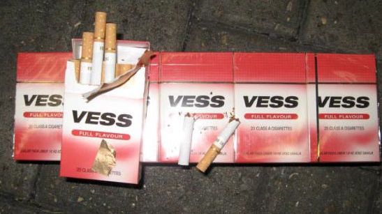 Op Indelible Vess cigarettes seized