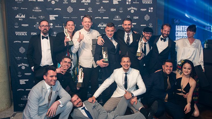 Pier 42's award-winning team at Bartenders' Choice Awards 2022