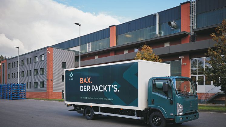 BAX fährt vor: Der neue elektrische Lkw mit herausragender Nutzlast, Reichweite und Variabilität
