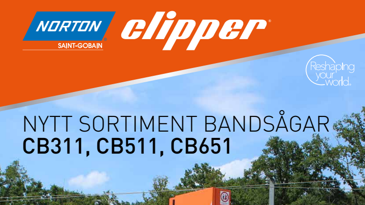 Norton Clipper Bandsågar CB311, CB511, CB651 - Broschyr