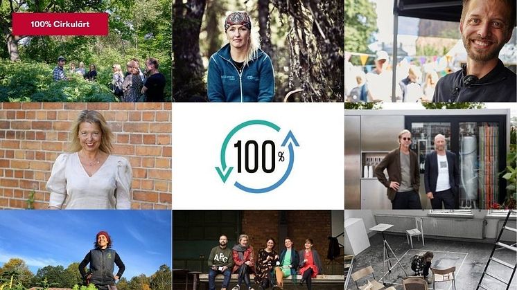 Sju finalister nomineras till hållbarhetspriset 100% Cirkulärt 2021