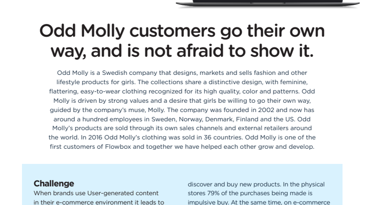 Odd Molly reaches new heights with UGC platform