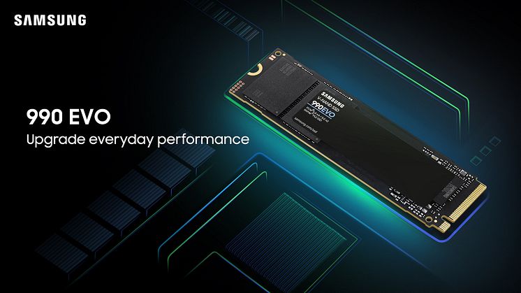 Samsung lanserer SSD 990 EVO: Økt ytelse for gaming, arbeid og kreativitet
