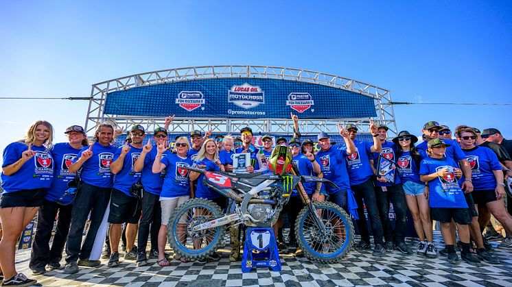 Tomac Adds 2022 Motocross Title to Supercross Crown on YZ450F