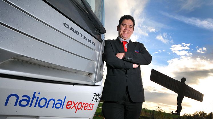 National Express coach driver, Simon Lee.