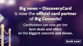 Discovery partners with Big Concerts to up the entertainment value 