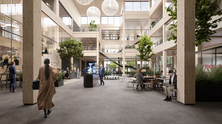 Boschs nye hovedkvarter vil blive opført i træ i de primære konstruktioner