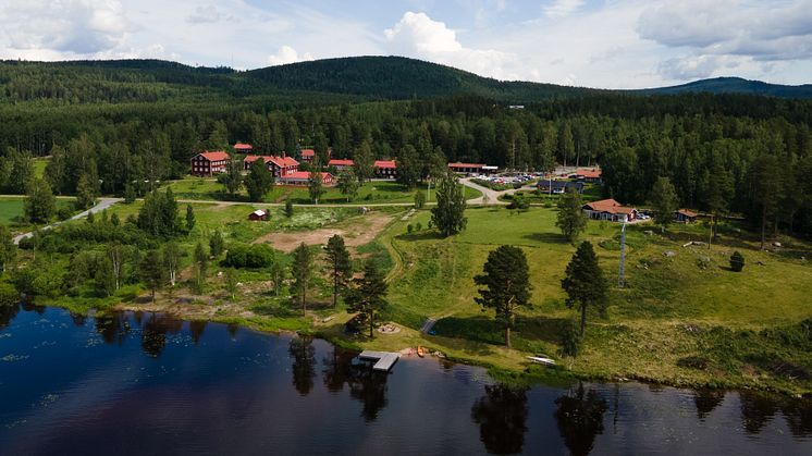 Vy över Camp Järvsö