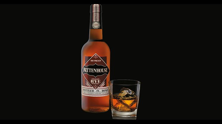 Rittenhouse Rye Bottled In Bond 100 Proof, ett givet val för klassiska cocktails.