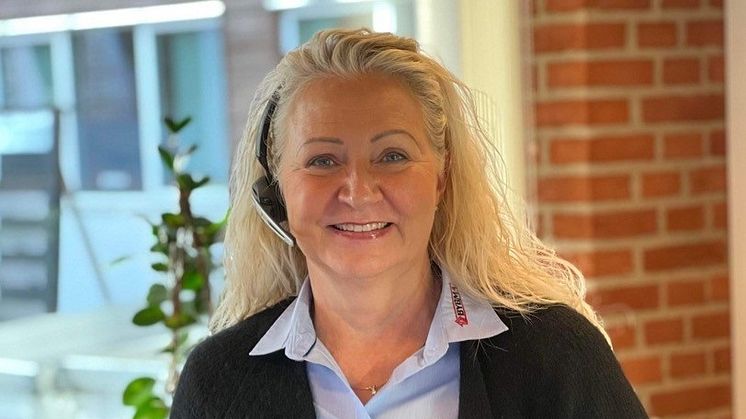 Gitte Rishøj, der er debitorchef i Bygmas Regionsadministration Nord, har 40-års jubilæum den 3. januar 2023 