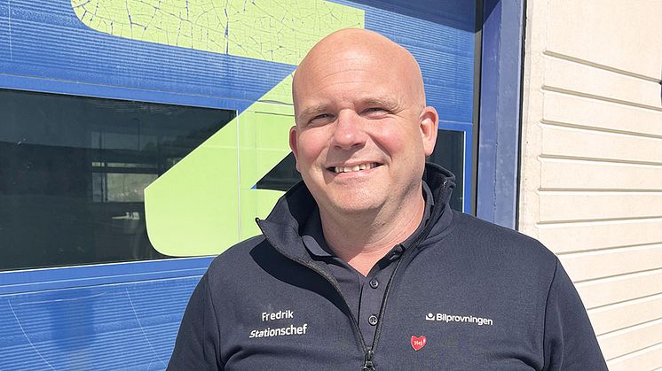 Fredrik Lindstrand är ny stationschef för Bilprovningen i Göteborg-Torslanda och Mölndal.