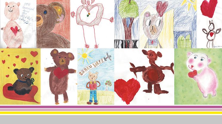 Projekt Malwettbewerb: „Bären mit Herz“ zieren nun das Kinderhospiz Bärenherz