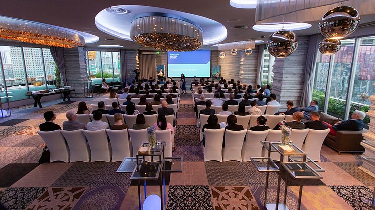 Fullsatt sal under Sjømatrådets seminar i Bangkok i  2019