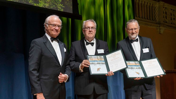 Professor Ilkka Kilpeläinen and Professor Herbert Sixta receives the 2022 Marcus Wallenberg Prize 