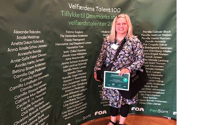 Katrine Færch Rosenberg er Velfærdens talent 2022