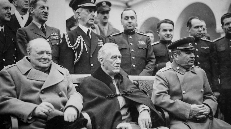 Franklin D. Roosevelt, på Jaltakonferensen