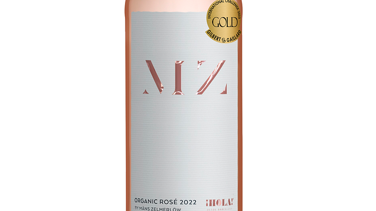 Guldmedalj till Hola MZ Rosé by Måns Zelmerlöw på Gilbert & Gaillards International Wines Challenge