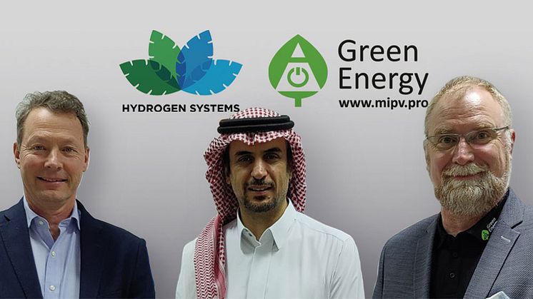 Green Energy underskriver langsigtet kontrakt med Hydrogen Systems i Saudi-Arabien