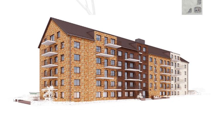 Ny flerbostadshus i Jakobsberg fick bygglov