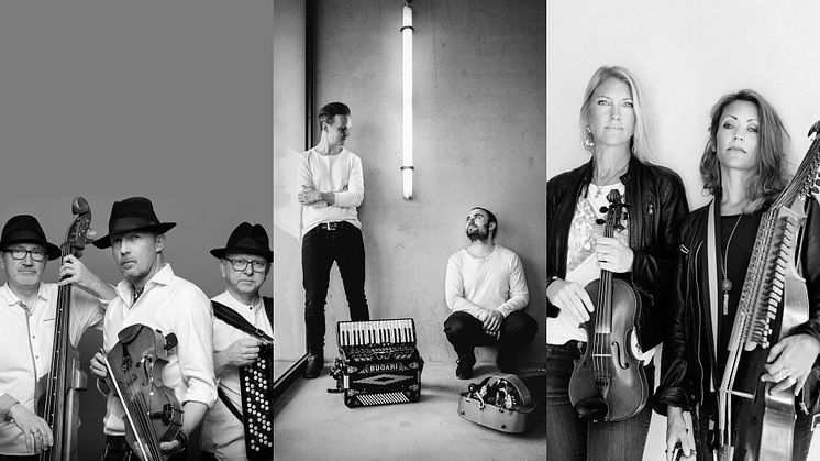 Gävle Konserthus presenterar stolt höstens folkmusikkonserter! Kroke, Symbio, samt Erika & Cecilia.