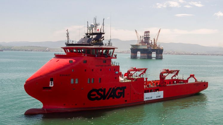 ESVAGT TBN (H-053)  MPV (Multi Purpose Vessel), som skal servicere Hess’ olie/gasproduktion i den danske del af Nordsøen.