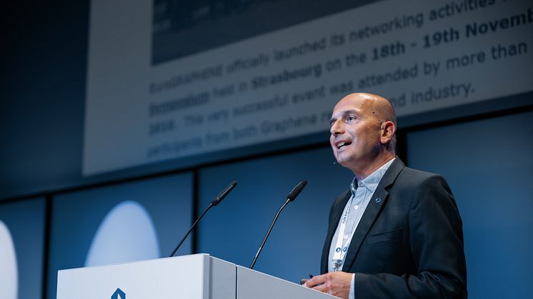 Vincenzo Palermo speaks at Graphene Week, the Graphene Flagship's annual conference on graphene and 2D materials research and innovoation.