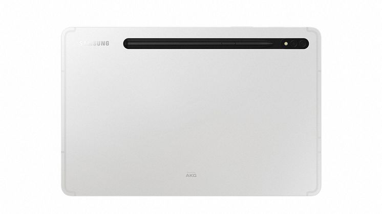 5-01 Galaxy Tab S8_Silver_Back With S Pen_HI.jpg