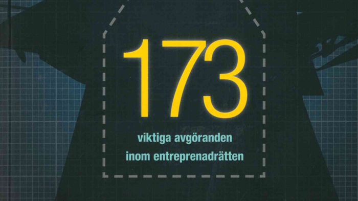 Ny bok om rättsfall inom entreprenad- och konsulträtt