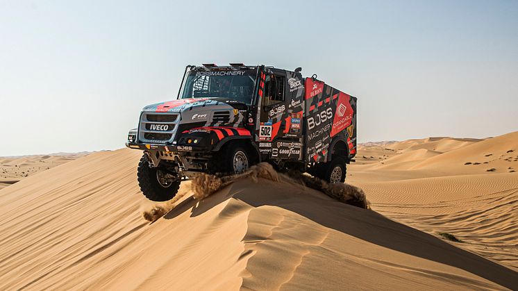 Det Goodyear-støttede De Rooy-team vinder Dakar med brug af TPMS-teknologi