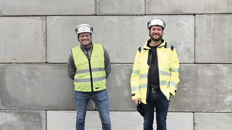 Nicklas Svensson och Anton Kindeskog har båda lång erfarenhet inom byggbranschen. Foto: C3C Engineering