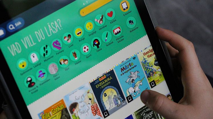 Med hjälp av den nya appen Bibblix kan barn upptäcka sin läslust.