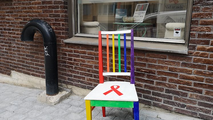 Hiv-Sveriges stol för RFSL och för personer som lever med och berörs av hiv. 