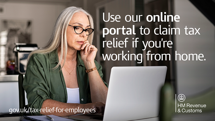 Working from home? Customers may be eligible to claim tax relief in 2021/22