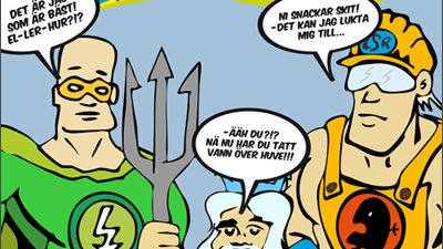 NSVA, Landskrona Energi och LSR är Landskronas egna superhjältar