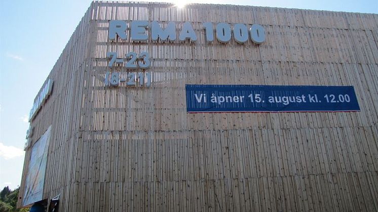 Energieffektiv Rema 1000-butikk