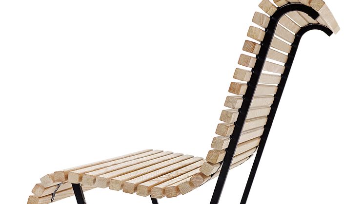 Cane backed bench, design Broberg & Ridderstråle
