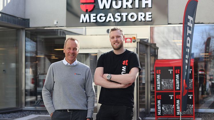 Jan Kahlin och Timmy Hultman berättar om Würth Megastore