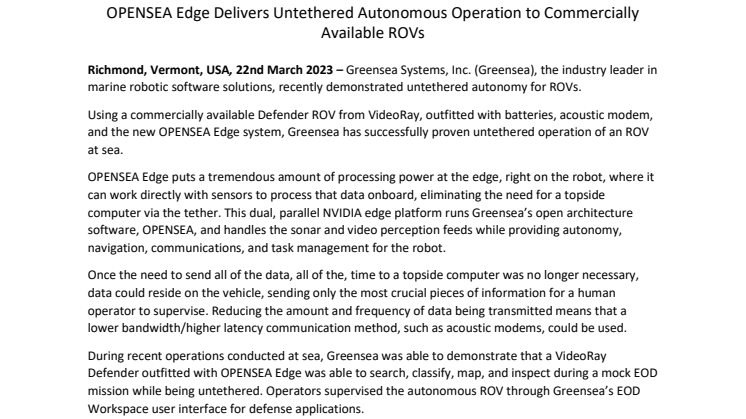 Mar23 Greensea Demonstrates Untethered Autonomy for ROVs.pdf