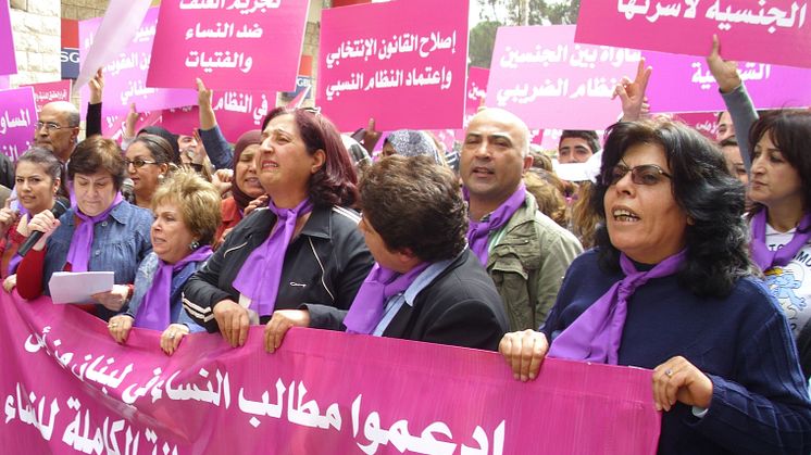 ​Kvinnornas roll i Mellanösterns protester