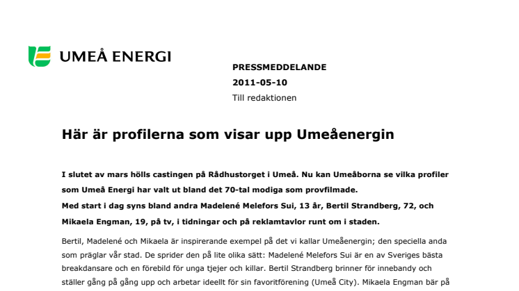 Här är profilerna som visar upp Umeåenergin 