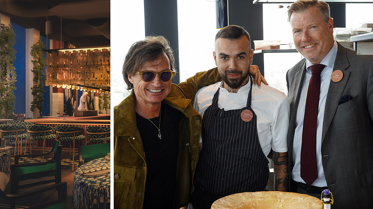 Petter Stordalen och Jens Lyckman bjöd idag på smakprov av Grand Italian, tillagat av kocken Jonas Rabah. 