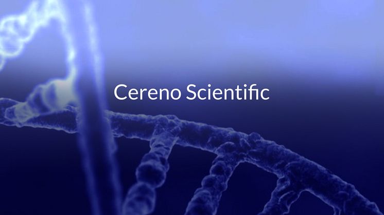 Cereno Scientific meddelar att en milstolpe har uppnåtts inom det prekliniska programmet CS014