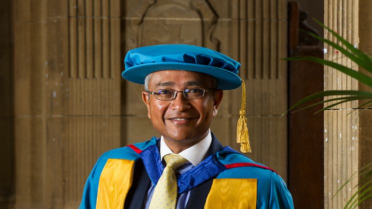 Dr Arnab Basu MBE receives Honorary Doctorate of Science from Northumbria University