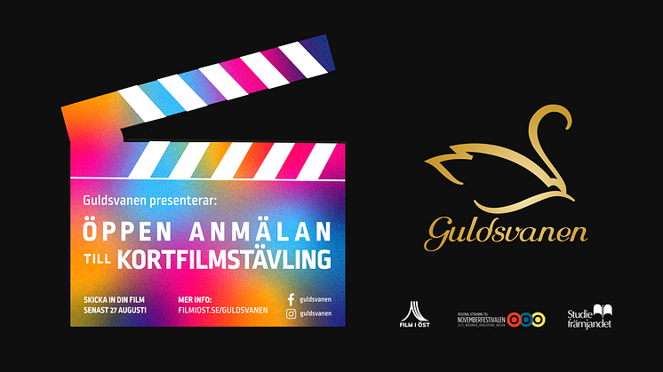 Guldsvanen arrangeras av Studiefrämjandet Östergötland på uppdrag av Film i Öst.