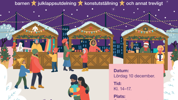 Julmarknad på Rosengård - affisch 2022